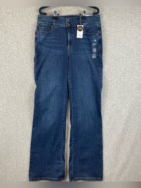 Lane Bryant Super Stretch Flex Magic Waistband Jeans Size 14 Long Bootcut